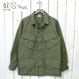 orSlow (オアスロウ) : US ARMY TROPICAL JACKET (ARMY)【正規取扱店】【smtb-KD】【sm15-17】【楽ギフ_包装】【or Slow】【リップストップ】【ミリタリージャケット】【ジャングルファティーグジャケット】【メンズ】