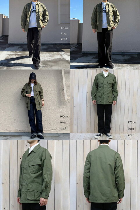 楽天市場】orSlow (オアスロウ) : US ARMY TROPICAL JACKET (ARMY 
