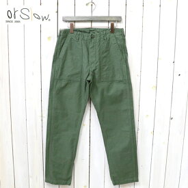 【クーポン配布中】orSlow (オアスロウ)『SLIM FIT FATIGUE PANTS』(GREEN)【正規取扱店】【smtb-KD】【sm15-17】【楽ギフ_包装】【or Slow】【ファティーグパンツ】【メンズ】