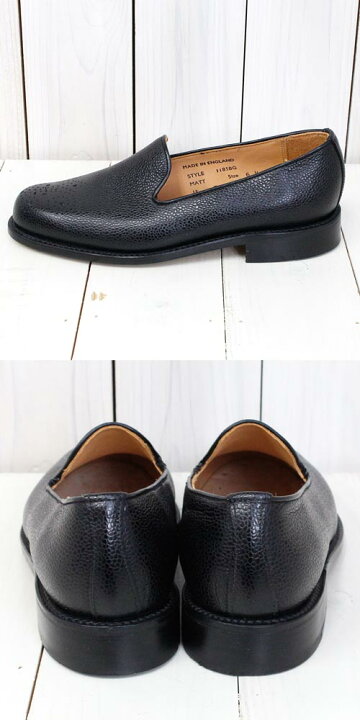 楽天市場】SANDERS (サンダース)『Medalion Slipper Shoe』(Black 