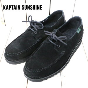 Kaptain Sunshine (LveTVC) : Domingue Suede Made by PARABOOT (Black)yK戵Xzysmtb-KDzysm15-17zyyMt_zyDOMINGUEzyfbLV[YzyXG[hU[zypu[cz