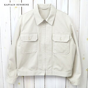 Kaptain Sunshine (�L���v�e���T���V���C��) : Navy Zip Jacket (ECRU)�y���K�戵�X�z�ysmtb-KD�z�ysm15-17�z�y�y�M�t_��z�y�R�b�g���`�m�N���X�z�y�W�b�v�W���P�b�g�z