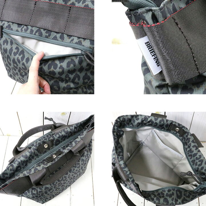 楽天市場】BRIEFING (ブリーフィング)『LEOPARD TOTE SM』(OLIVE 