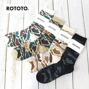 ROTOTO (���g�g) : PILE CAMO CREW SOCKS�y���K�戵�X�z�y�y�M�t_��z�y�~�h����\�b�N�X�z�y�C���z�y�_�b�N�n���^�[�J���t�����z