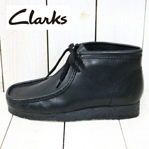 Clarks (�N���[�N�X)�wWallabee Boot�x(Black Leather)�y���K�戵�X�z�ysmtb-KD�z�ysm15-17�z�y�y�M�t_��z�y�����r�[�u�[�c�z�y���U�[�z