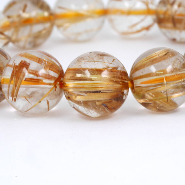 楽天市場】極上ハイクオリティ透明感抜群 ルチルクォーツブレスレット  