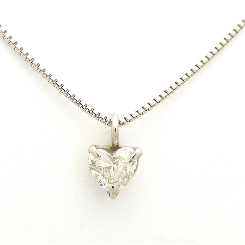 ネックレス ハートシェイプ プラチナ ダイヤモンドの人気商品・通販 