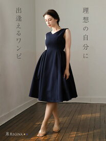 Ray【ワンピース ロゼッタ】22-a23 春 夏 秋 冬 ALL きれいめ キレイめ 上品 シンプル エレガント 入学式 入園式 卒業式 卒園式 フォーマル 七五三 結婚式 膝丈 ノースリ Vネック 小さいサイズ お家洗い可 高伸縮 体系カバー レディース レジーナ 神戸 ワンピース