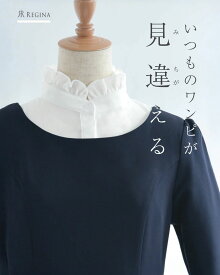 【選べるつけ襟｜エレガンス インナー カラー】秋 冬 春 夏 ALL きれいめ キレイめ 上品 エレガント 清楚 入学式 入園式 結婚式 披露宴 二次会 発表会 演奏会 ラウンド 襟付 お家洗い可 レディース レジーナ 神戸 ワンピース