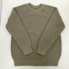 【中古】BATONER COTTON SIGNATURE CREW NECK コットン シグネチャー クルーネック ニット セーター BN-22SM-001 サイズ1 バトナ— hi◇127