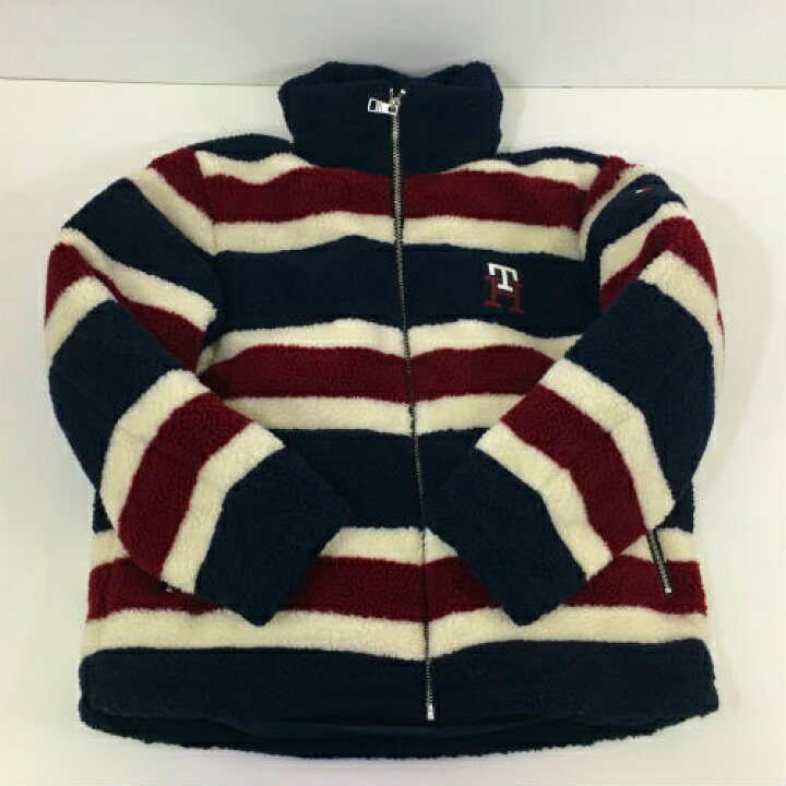 楽天市場】【中古】 hi◇127 TOMMY HILFIGER STRIPE TEDDY DOWN JKT 