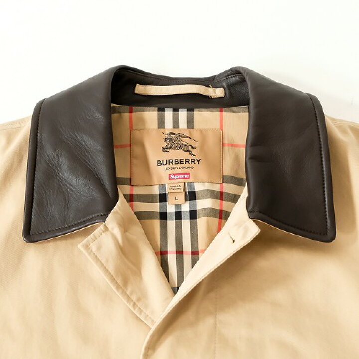 楽天市場】【中古】Supreme × Burberry シュプリーム バーバリー 