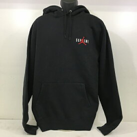 【中古】 hi◇128 Supreme x Jordan Hooded Sweatshirt シュプリーム x ジョーダン フーディー スウェットシャツ HF0836-010 サイズL