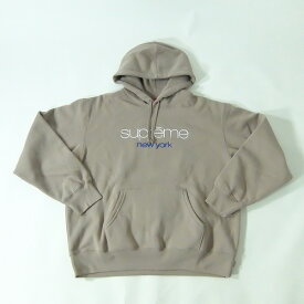 【中古】wa◇128 Supreme シュプリーム Classic Logo Hooded Sweatshirt クラシックロゴスウェットパーカー Mサイズ 【F-32969】