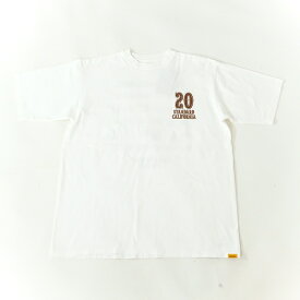 【中古】Standard California スタンダードカリフォルニア 20th Anniversary Logo T アニバーサリーTシャツ Lサイズ ホワイト 【F-17416】 wa◇129