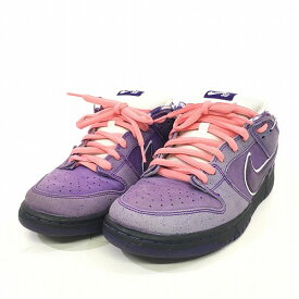 【中古】 hi◇149 CONCEPTS × NIKE SB DUNK LOW PRO OG QS VOLTAGE PURPLE/VOLTAGE PURPLE BV1310-555 サイズ28 コンセプツ ナイキ スケートボーディング ダンク ロー プロ スニーカー 靴