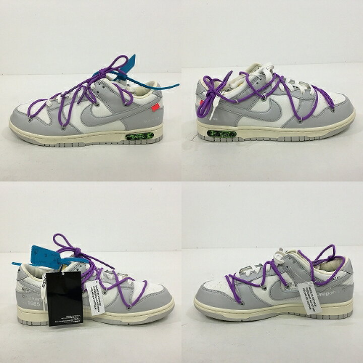 楽天市場】【中古】 hi◇149 Off-White × Nike Dunk Low Sail/Neutral 