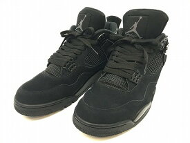 【中古】　NIKE Air Jordan 4 RETRO "Black Cat" CU1110-010 ナイキ エアジョーダン スニーカー 靴 29cm 【F-15238】 wa◇149