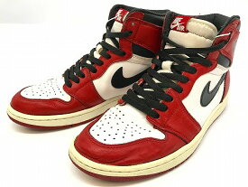 【中古】 wa◇149 NIKE AIR JORDAN 1 Retro High OG "Chicago" 555088-101 ナイキ エアジョーダン スニーカー 靴 【F-18875】