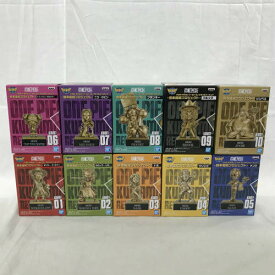 【中古】 hi◇64 ONE PIECE ワールドコレクタブルフィギュア WCF 熊本復興プロジェクト 銅像ミニフィギュア 10種セット ルフィ ゾロ ナミ ウソップ サンジ チョッパー ロビン フランキー ブルック ジンベエ