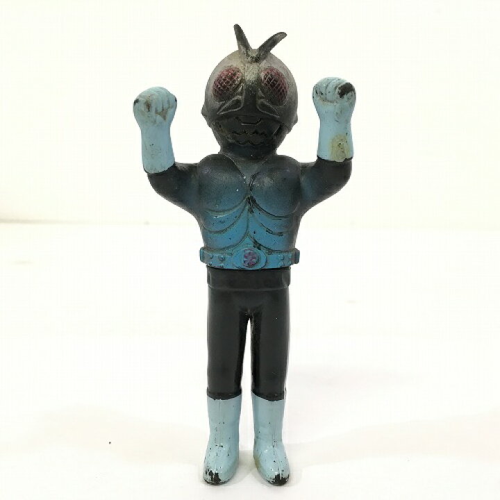 楽天市場】【中古】 hi◇67 仮面ライダー1号 ガッツポーズ ソフビ 当時 