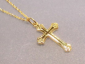 クロス 十字架 ネックレス ゴールド ネックレス メンズ ネックレス キリスト ネックレス アクセサリー 45cmチェーン