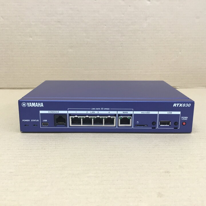 楽天市場】【中古】 ヤマハ ルーター RTX830 通電確認済み 送料 無料  