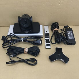 【中古】POLYCOM TV会議システム GROUP500 カメラ(MPTZ-11) マイク リモコン(BW7530) カメラ・マイク・モニターケーブル 送料 無料 14時までの ご注文 即日発送