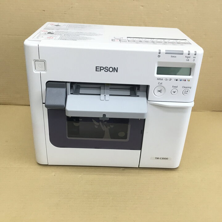 楽天市場】【中古】 EPSON ラベルプリンター TM-C3500 MODEL 