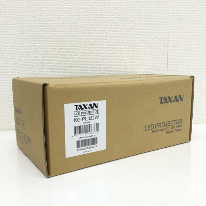 楽天市場】【中古】TAXAN 超小型LEDプロジェクター KG-PL032W 300 