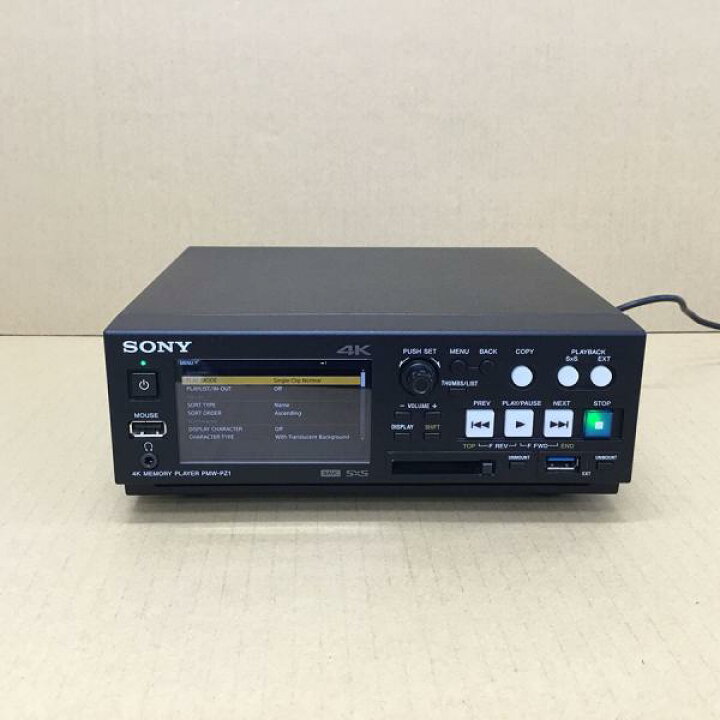 楽天市場】【中古】ソニー 4Kメモリープレーヤー PMW-PZ1 送料 無料 14  