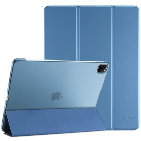 ProCase iPad Pro 12.9 ケース 第6/5/4/3世代に適用（2022 2021 2020 2018）、 スリム 三つ折り スタンド スマートカバー Pencilのペアリングと充電に対応