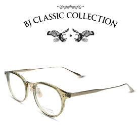 BJ CLASSIC COLLECTION COMBI COM-510NA GT C-119-1 クリアオリーブ ゴールド BJクラシックコレクション 度付きメガネ 伊達メガネ メンズ レディース 本格眼鏡 （お取り寄せ）