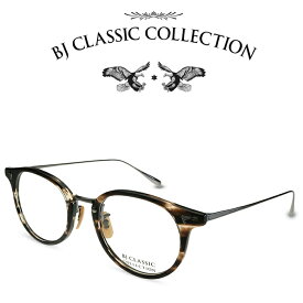 BJ CLASSIC COLLECTION COMBI COM-510N NT C-30-15 クロササ ガンメタ BJクラシックコレクション 度付きメガネ 伊達メガネ メンズ レディース 本格眼鏡