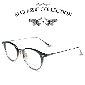 BJ CLASSIC COLLECTION COMBI COM-510N NT C-110-15 ダークグレイ ササ ガンメタ BJクラシックコレクション 度付きメガネ 伊達メガネ メンズ レディース 本格眼鏡 （お取り寄せ）