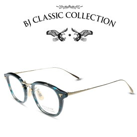 BJ CLASSIC COLLECTION COMBI COM-551NT C-102-1 ブルーササ ゴールド BJクラシックコレクション 度付きメガネ 伊達メガネ メンズ レディース 本格眼鏡（お取り寄せ）