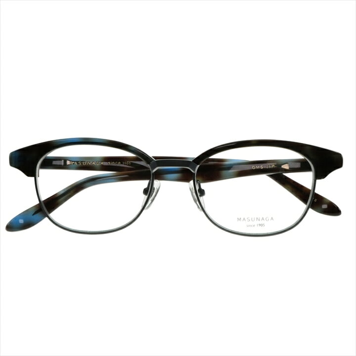 楽天市場】【増永眼鏡】MASUNAGA since 1905 GMS-31R #25 BL DEMI 度 