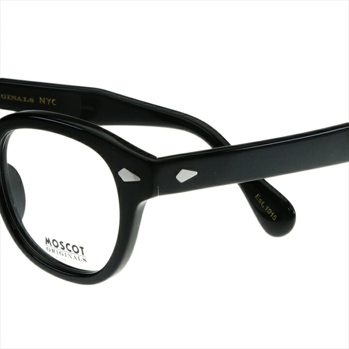 楽天市場】MOSCOT LEMTOSH BLACK 49サイズ Black モスコット  