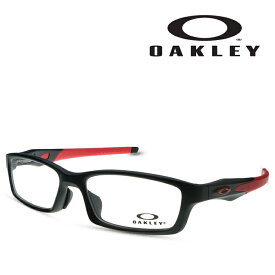 OAKLEY CROSSLINK OX8118-0456 オークリー メガネ フレーム クロスリンク SATIN BLACK RED 度付きメガネ 伊達メガネ ビジネス スクエア メンズ レディース ユニセックス