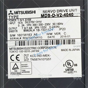 �y�V�i���K�i���������ō��z MITSUBISHI �O�H�d�@ �T�[�{�h���C�o MDS-D-V2-4040 �y6�����ۏ؁z