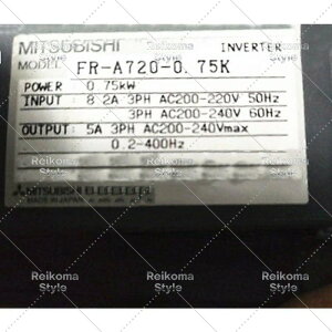 �y�V�i���K�i���������ō��zMITSUBISHI�O�H�d�@ FR-A720-0.75K�y6�����ۏ؁z