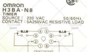 �y�V�i���K�i���������ō��z OMRON �I������ H3BA-N8 220VAC �p�\���b�h�X�e�[�g�E�^�C�} �y6�����ۏ؁z