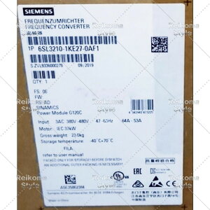 �y�V�i���K�i���������ō��zSIEMENS �V�[�����X �C���o�[�^ 6SL3210-1KE27-0AF1 G120C 480V 37KW��6�����ۏ�