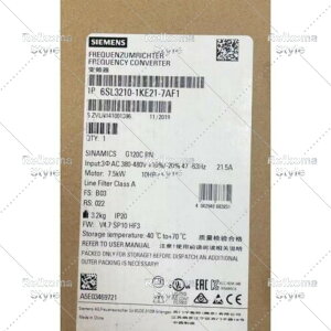 �y�V�i���K�i���������ō��z6SL3 210-1KE21-7AF1 SINAMICS G120C ��i�d�� 6SL3210-1KE21-7AF1 �y6�����ۏ؁z