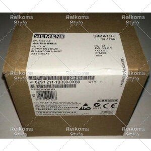 �y�V�i���K�i���������ō��zSiemens 6ES7211-1BD30-0XB0 S7-1200 CPU1211C ( 6ES7 211-1BD30-0XB0 ) �y6�����ۏ؁z