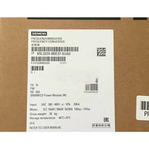 �y�V�i���K�i���������ō��zSIEMENS �V�[�����X �C���o�[�^ 6SL3225-0BE37-5UA0 PM250 480V 75kW/90kW���y6�����ۏ؁z