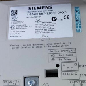 �y�V�i���K�i���������ō��zSIEMENS �V�[�����X OP7/DP12 6AV3607-1JC30-0AX1 �^�b�`�p�l���\���� ���y6�����ۏ؁z