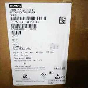 �y�V�i���K�i���������ō��zSIEMENS �V�[�����X �C���o�[�^ 6SL3210-1KE28-4UF1 G120C 480V 45KW ���y6�����ۏ؁z