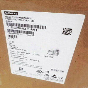 �y�V�i���K�i���������ō��z SIEMENS �V�[�����X �C���o�[�^ 6SL3210-1KE31-7AF1 G120C 480V 90kW ���y6�����ۏ؁z