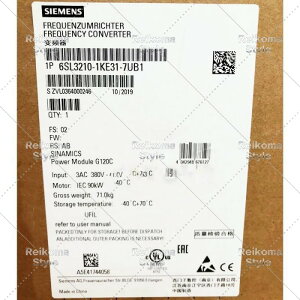�y�V�i���K�i���������ō��zSIEMENS �V�[�����X �C���o�[�^ 6SL3210-1KE31-7UB1 G120C 480V 90KW ���y6�����ۏ؁z